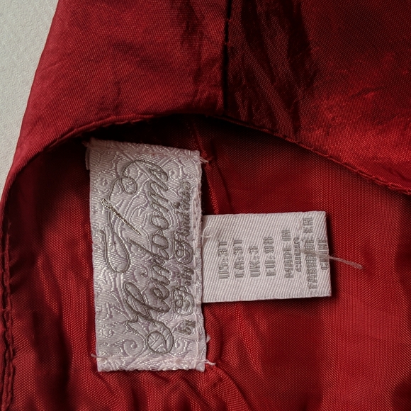 heirlooms by Polly Flinders fancy red tulle holiday dress 3T toddler girls - Picture 5 of 12